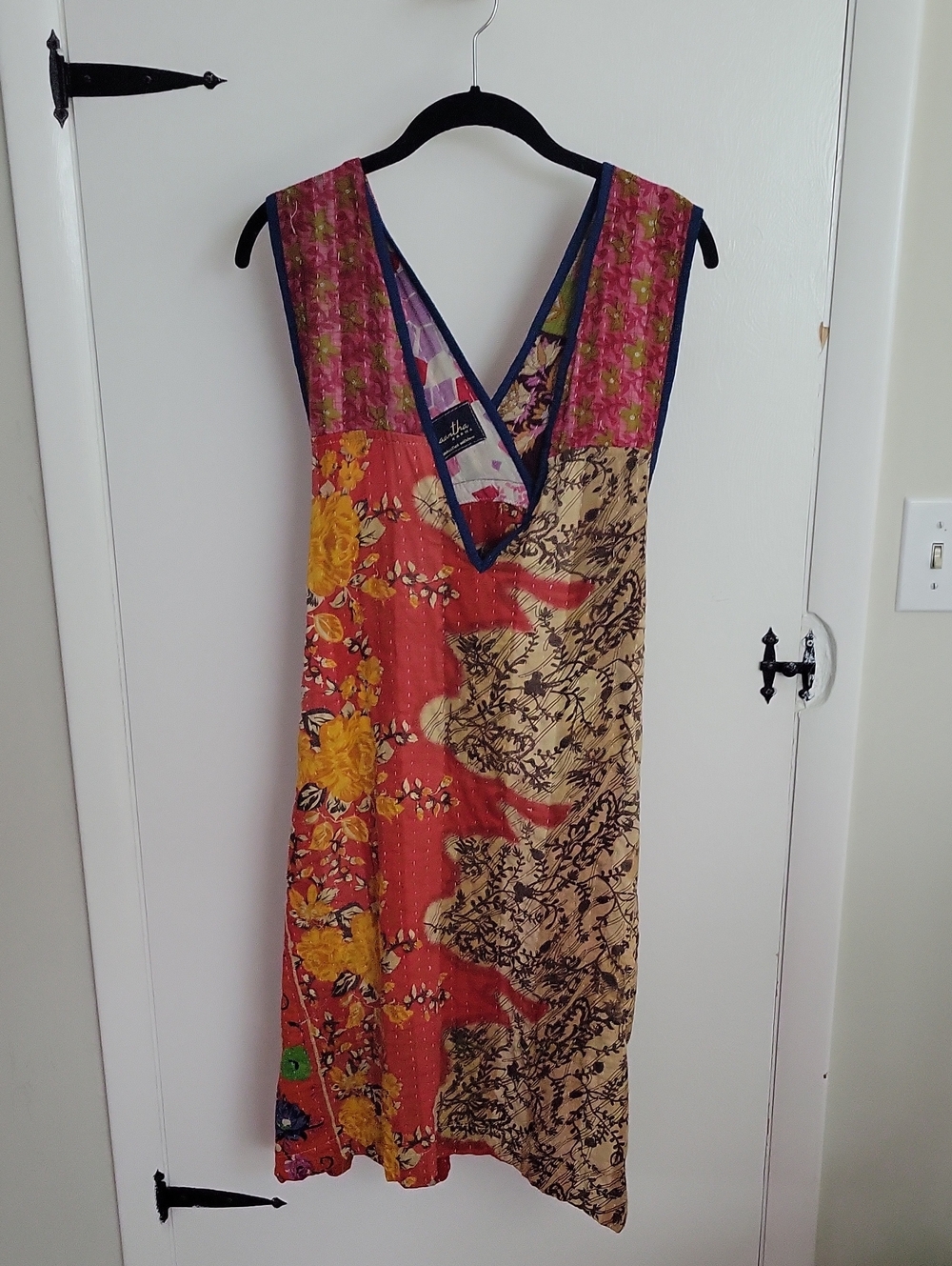 Vibrant Multicolor Printed Sleeveless Dress